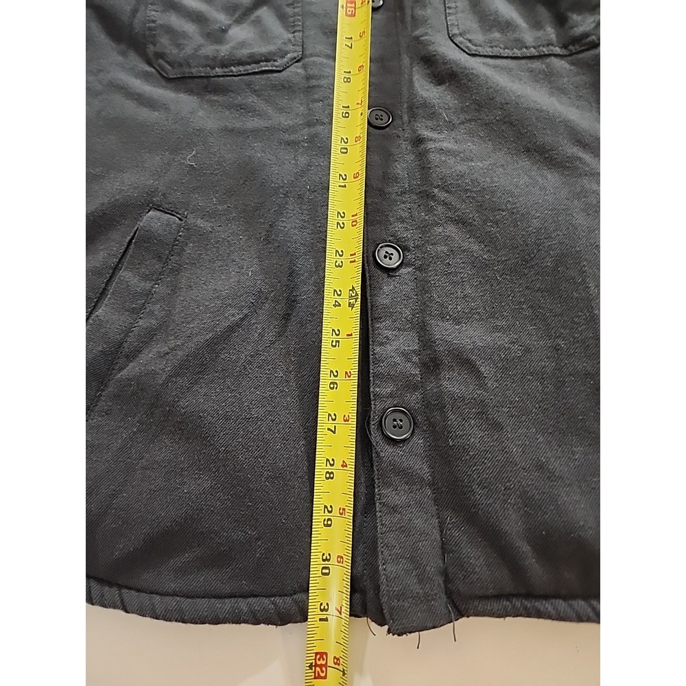 American Rag Men's Button-Up Gray‎ Hooded Jacket Size Large Pockets Long Sleeve - Picture 8 of 8
